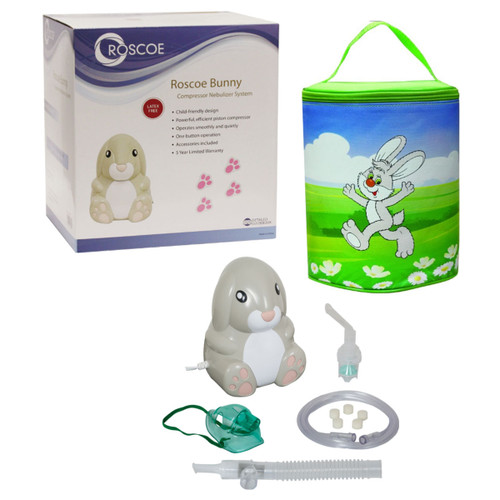 Roscoe Medical BUNNY-DRW - Roscoe Bunny Compressor Nebulizer with Nebulizer Kit with Bag