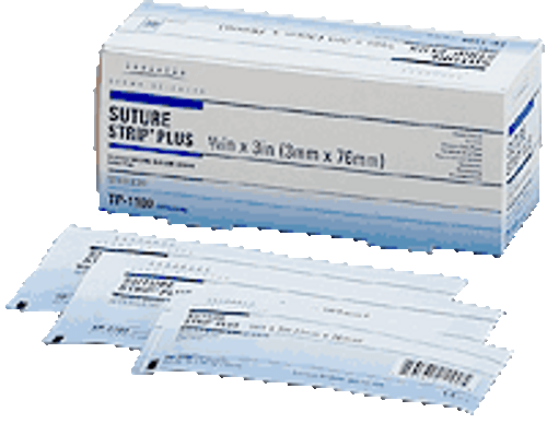 Gentell TP1100 - Suture Strip Plus Flexible Wound Closure Strip 1/8" x 3"