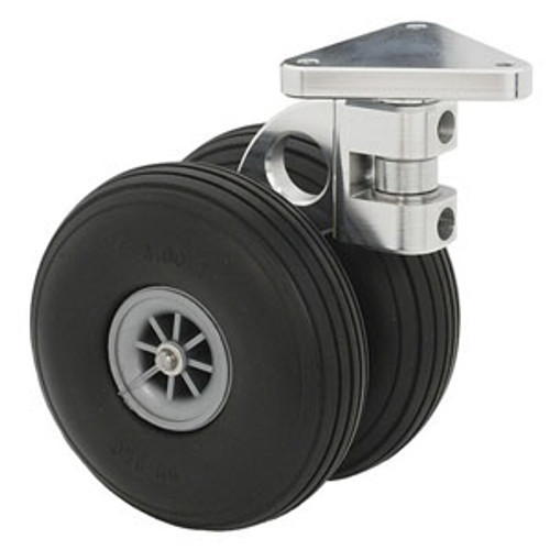 Invacare 1123560 - 3" Front Swivel Caster (Dual) Threaded Caster Stem