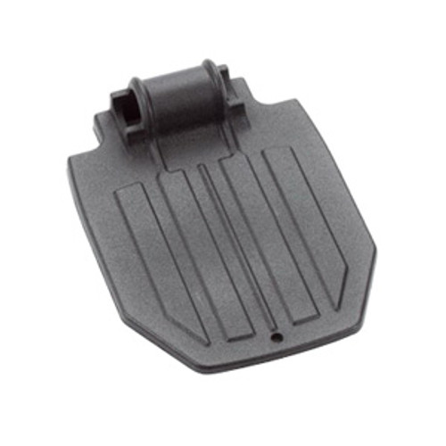 Invacare 44200X027 - Aluminum Footplate Medium, 7-3/4" x 6", Black