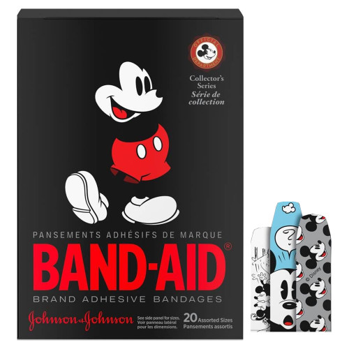 J&J 119055 - Band-Aid Mickey Waterproof Adhesive Bandages