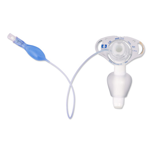 Kendall 4CN65R - Shiley Flexible Adult Tracheostomy Tube with Reusable Inner Cannula, Size 4