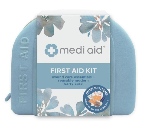 Me4Kidz 1029DT - Mediaid Designer First Aid Kit, Teal, 100+ Items