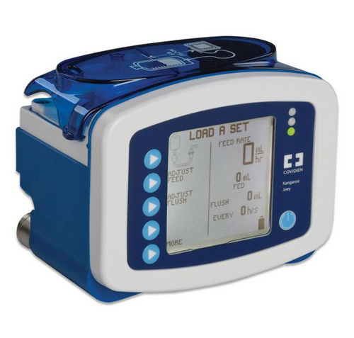 Cardinal Health F32061 - Kangaroo Joey Enteral Feeding Pump Printed Main Door (Blue Transparent)