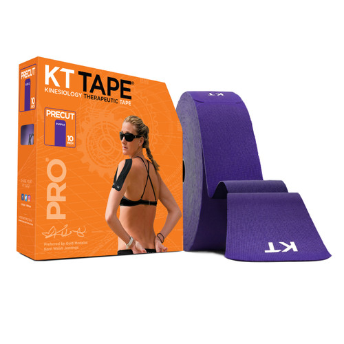 KT Health 85114400562-4 - KT Tape Pro Synthetic Jumbo Precut, Purple