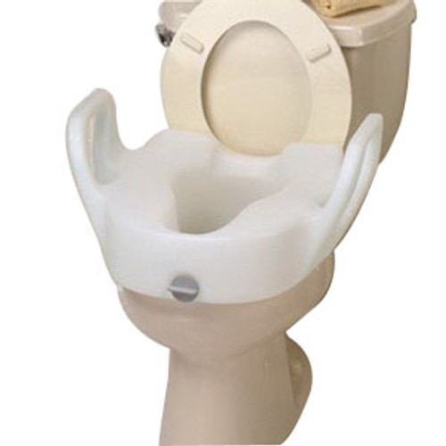 Maddak 725753311 - Bath Safe Elongated Elevated Toilet Seat w/Arms