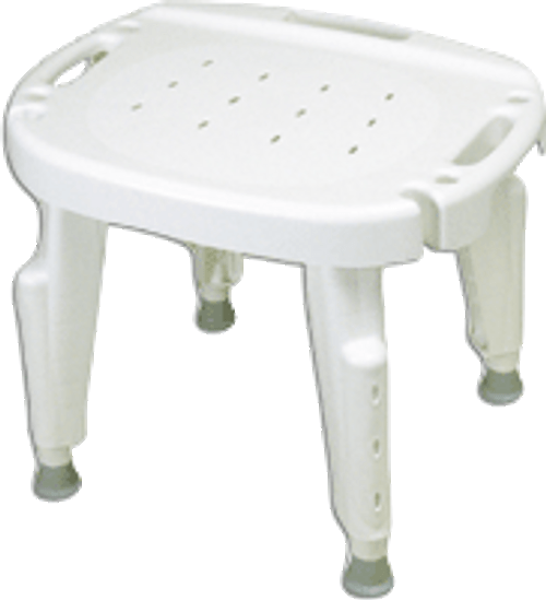 Maddak 727142001 - Bath Safe Adjustable Shower Seat, No Arms, No Back