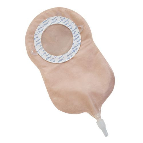 Marlen 55206 - Ultralite One-Piece Convex Pouches with Skin Shield Barrier, Transparent, 9"