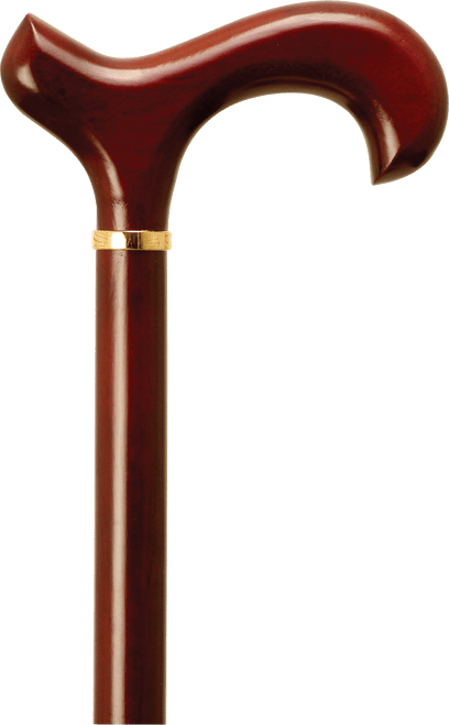 Alex 5019 - Men's Derby Handle Cane, Rosewood Stain, 36" - 37"