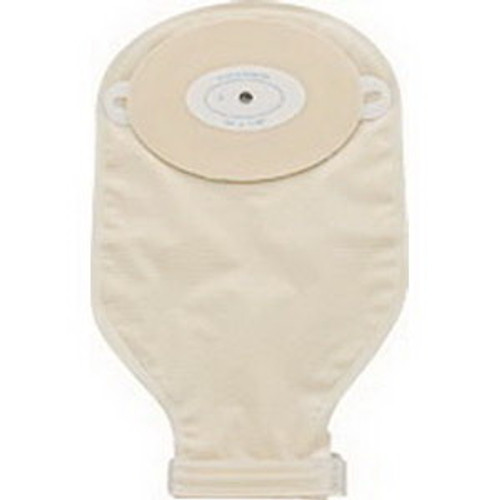 Nu Hope 7234-DC - 1-Piece Post-Op Adult Drainable Pouch Cut-to-Fit Deep Convex 3/4" x 1-1/2" Oval