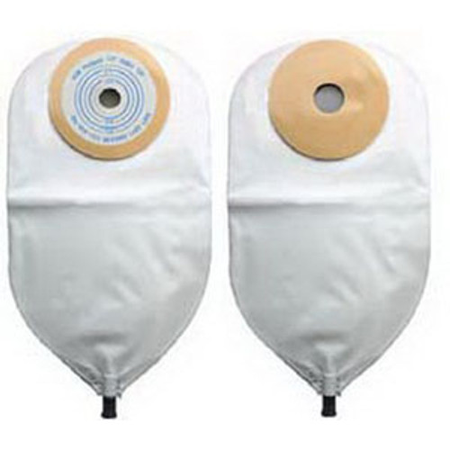 Nu Hope 8257-FV - 1-Piece Post-Op Adult Urinary Pouch Precut 7/8" Round, Flutter Valve