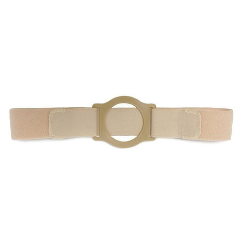 Nu Hope BG-2624-Q - Nu-Comfort 2" Wide Beige Support Belt 2-7/8" x 3-3/8" I.D. Ring Plate 36"-40" Waist Large, Latex-Free