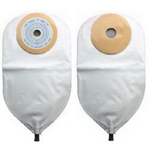 Nu Hope 8257-TS - 1-Piece Post-Op Adult Urinary Pouch Precut 7/8" Round, No Belt Tabs