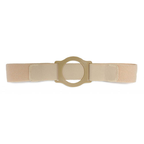 Nu Hope BG-2624-C - Nu-Comfort 2" Wide Beige Support Belt 3-1/4" I.D. Ring Plate 36"-40" Waist Large, Latex-Free