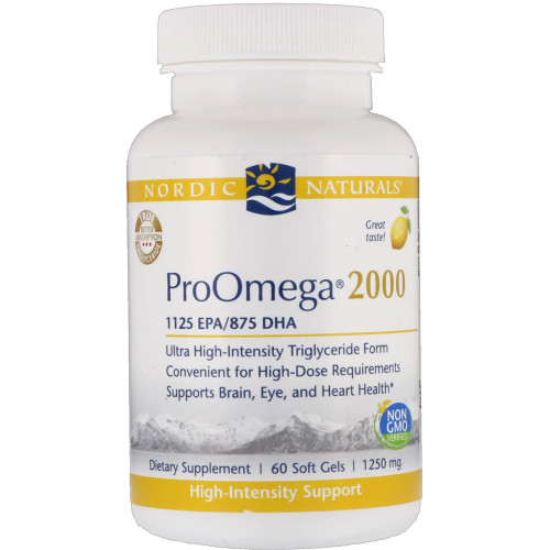 Nordic Naturals PUS-12138 - Nordic Naturals ProOmega 2000, 60 ct