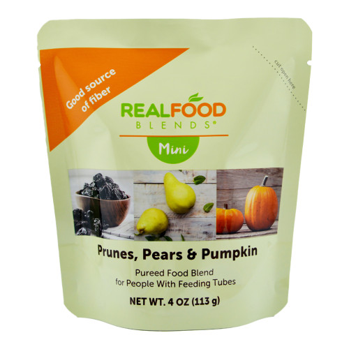 Nutricia 182829 - Real Food Blends Mini, Tube-Fed Meals, Prunes, Pears, & Pumpkin