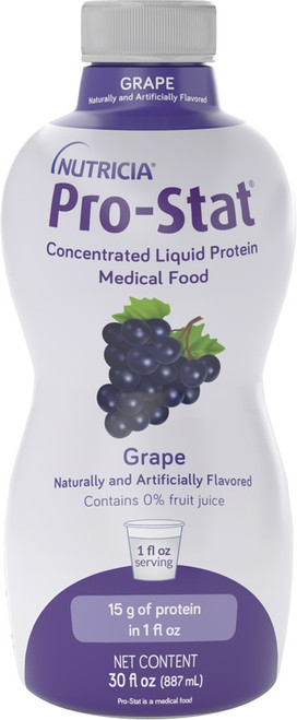 Nutricia 78385 - Pro-Stat Ready-to-Use Liquid Protein Supplement 30 oz., Grape