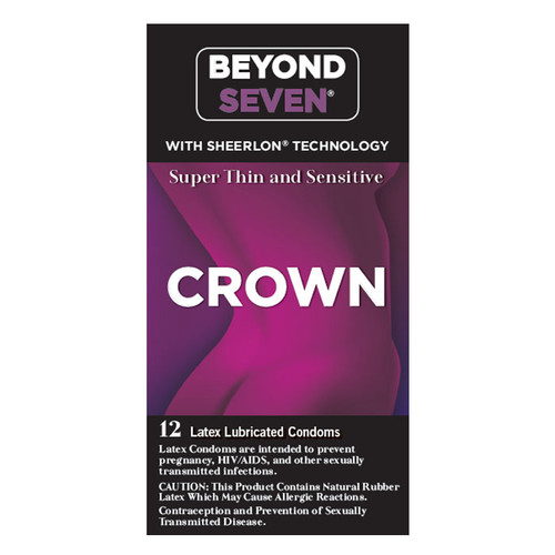 Beyond Seven Crown Condoms 12 ct