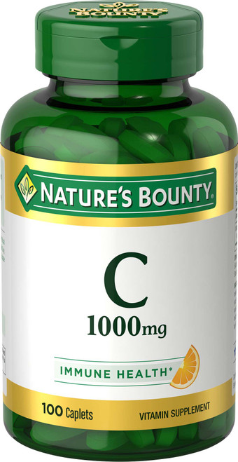 Nature's Bounty Pure Vitamin C Tablet, 1000mg, 100 ct