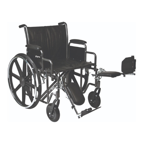 PMI WC72418DE - ProBasics K7 Extra Heavy Duty Wheelchair, 24" x 18"