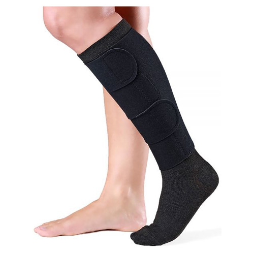 Sigvaris 1401UCBKR - COMPREFLEX TRANSITION Calf, Small, Regular, Black