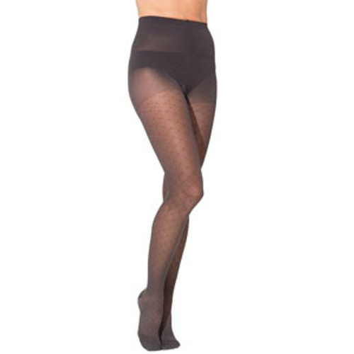Sigvaris 712PMLW91 - 712P Style Patterns Pantyhose, 20-30mmHg, Women's, Medium, Long, Graphite