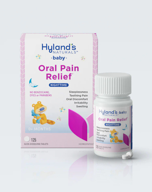 Standard Homeopathic 3 54973 40230 0 - Hyland's Baby Nightime Oral Pain Relief Tablets, 125 ct