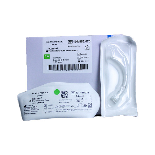 Smiths Medical 101/856/070 - BLUselect Replacement Inner Cannula, Non-Fenestrated, Size 7.0 - REPLACES SF526070