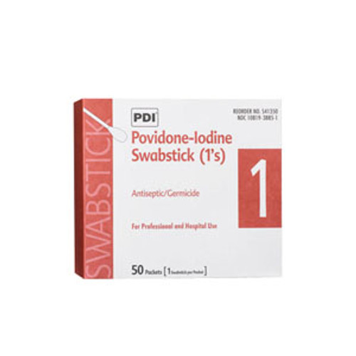 PVP Iodine Prep Swabstick, 2-3/4" x 5-3/4"