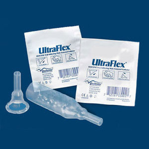 Bard 33102 - Male External Catheter UltraFlex® Self-Adhesive Band Silicone Medium, Box/100