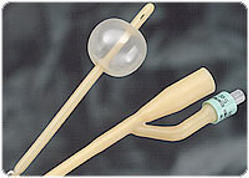 Bard 123516A - Foley Catheter Bardia® 2-Way Standard Tip 5 cc Balloon 16 Fr. Silicone Coated Latex