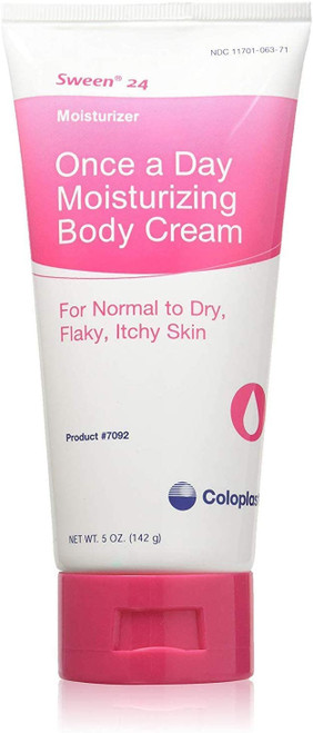 Coloplast S7092 - Hand and Body Moisturizer Sween® 24 5 oz. Tube Unscented Cream CHG Compatible