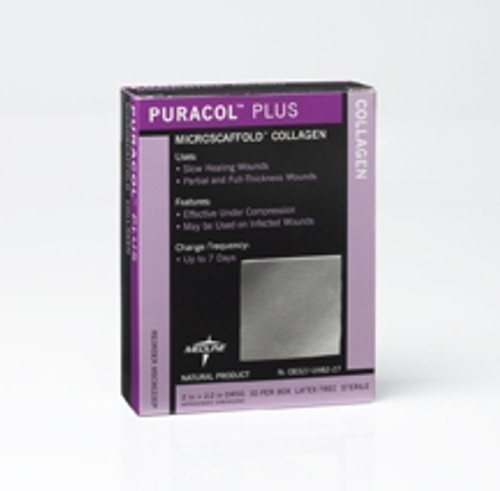 Medline MSC8622EP - Puracol Plus Collagen Dressing 2" x 2.2"