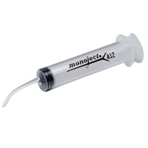 Cardinal Health 8881412012 - Irrigation Syringe MonojecT™ 12 mL Bulk Pack Curved Tip Without Safety