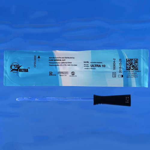ConvaTec ULTRA10 - Urethral Catheter Cure Ultra® Straight Tip Lubricated PVC 10 Fr. 6 Inch