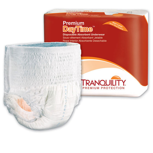 Principle Business Ent 2107 - Unisex Adult Absorbent Underwear Tranquility® Premium DayTime™ Pull On with Tear Away Seams X-Large Disposable Heavy Absorbency