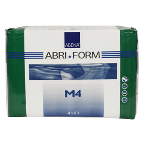 Abena 4163 - Unisex Adult Incontinence Brief Abri-Form™ Comfort M4 Medium Disposable Heavy Absorbency