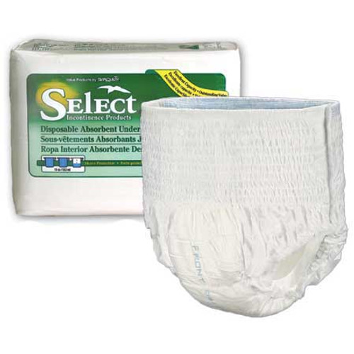 Principle Business Ent 2605 - Unisex Adult Absorbent Underwear Tranquility® Essential Pull On with Tear Away Seams Medium Disposable Heavy Absorbency