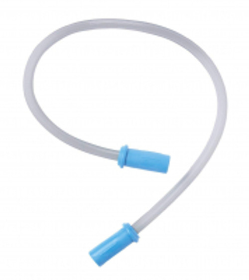 Medline DYND50211 - Suction Connector Tubing 20 Inch Length 0.188 Inch I.D. Sterile Universal Female Connector Clear PVC