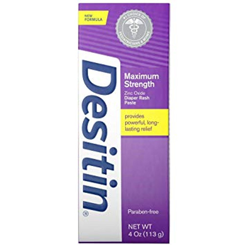 Cardinal Health 1171883 - Diaper Rash Treatment Desitin® Maximum Strength 4 oz. Tube Scented Cream