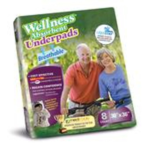 Unique Wellness 8130 - Wellness Absorbent Underpads Size 30" x 36"