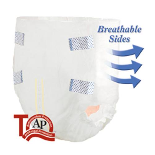 Principle Business Ent 2312 - Unisex Adult Incontinence Brief Tranquility SmartCore™ Medium Disposable Heavy Absorbency