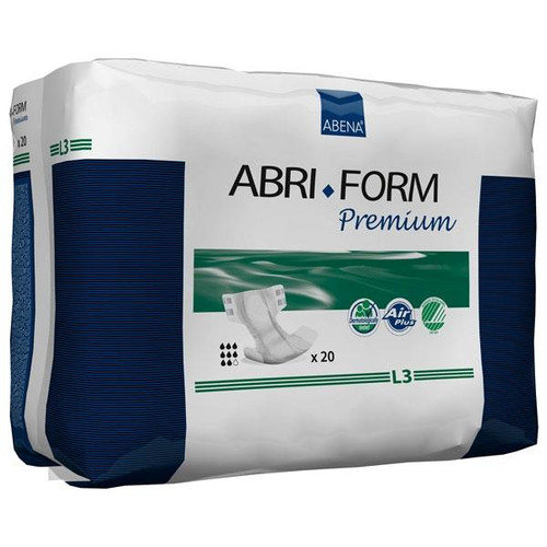 Abena 43067 - Unisex Adult Incontinence Brief Abri-Form™ Premium L3 Large Disposable Heavy Absorbency