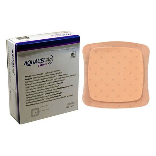 ConvaTec 420807 - Silver Foam Dressing Aquacel® Ag 10 X 12 Inch Rectangle Sterile