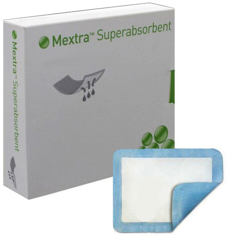 Molnlycke 610300 - Super Absorbent Dressing Mextra® Superabsorbent Polyacrylate 7 X 9 Inch Sterile