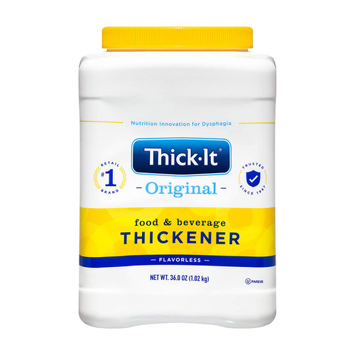 Food and Beverage Thickener Thick-It® Original 36 oz. Canister Unflavored Powder IDDSI Level 0 Thin