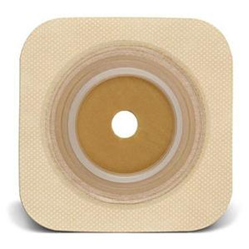 ConvaTec 125265 - Ostomy Barrier Sur-Fit Natura® Trim to Fit, Standard Wear Stomahesive® Tan Tape 57 mm Flange Sur-Fit® Natura® System Hydrocolloid 1-3/8 to 1-3/4 Inch Opening 5 X 5 Inch