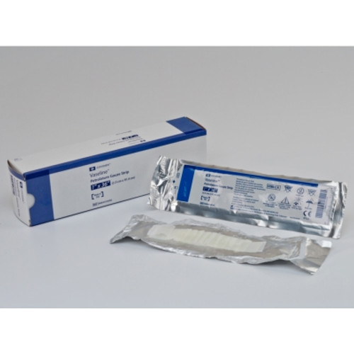 Cardinal Health 8884416600 - Vaseline Sterile Non-Adherent Petrolatum Gauze Strip, 6" x 36"