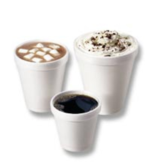 Saalfeld Redistribution 6J6 - Drinking Cup Dart® 6 oz. White Styrofoam Disposable