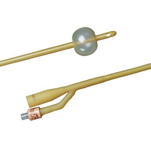 Bard 0170SI20 - Foley Catheter Lubri-Sil® I.C. 2-Way Coude Tip 5 cc Balloon 20 Fr. Antimicrobial Coated Silicone